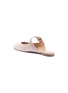 Detail View - Click To Enlarge - CHLOÉ - 'Lauren' scalloped suede Mary Jane slides