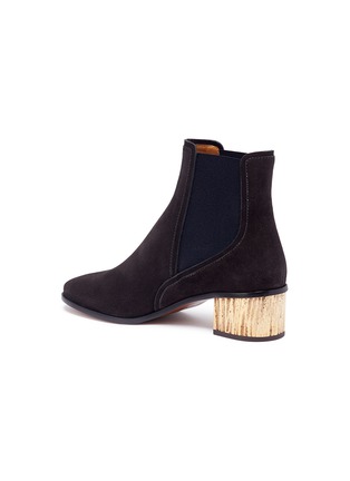 Detail View - Click To Enlarge - CHLOÉ - 'Qassie' suede Chelsea boots