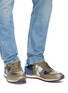 Figure View - Click To Enlarge - VALENTINO GARAVANI - 'Camouflage Rockrunner' patchwork sneakers