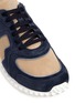 Detail View - Click To Enlarge - VALENTINO GARAVANI - 'Soul AM' suede panel mesh sneakers