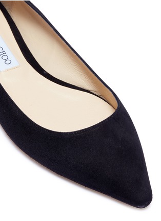 Detail View - Click To Enlarge - JIMMY CHOO - 'Romy' suede flats