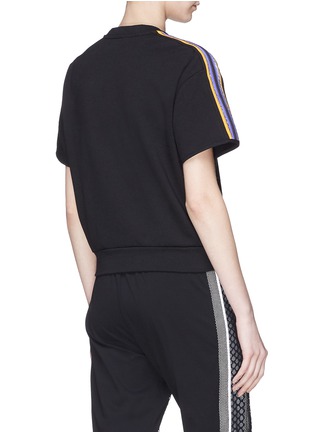 Back View - Click To Enlarge - NO KA’OI - 'Noho' stripe sleeve performance T-shirt