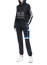Figure View - Click To Enlarge - P.E NATION - 'Second Rookie' logo jacquard sweatpants