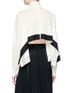 Back View - Click To Enlarge - TOME - Cropped back handkerchief turtleneck sweater