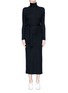 Main View - Click To Enlarge - TOME - Belted Merino wool rib knit turtleneck dress