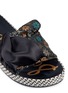 Detail View - Click To Enlarge - SAM EDELMAN - 'Bodie' satin brocade bow slide sandals