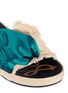 Detail View - Click To Enlarge - SAM EDELMAN - 'Bodie' satin canvas bow slide sandals