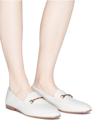 Figure View - Click To Enlarge - SAM EDELMAN - 'LORAINE' HORSEBIT LEATHER STEP-IN LOAFERS