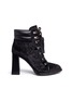 Main View - Click To Enlarge - SAM EDELMAN - 'Sondra' floral brocade lace up hiker boots