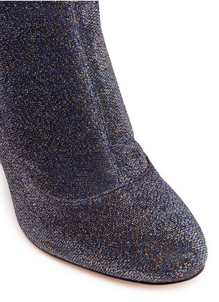 Detail View - Click To Enlarge - SAM EDELMAN - 'Calexa' stretch lamé sock boots