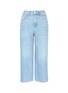 Main View - Click To Enlarge - TOPSHOP - 'MOTO' frayed cuff wide leg jeans