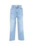 Main View - Click To Enlarge - TOPSHOP - 'Moto' raw cuff culotte jeans