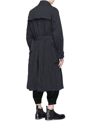 Back View - Click To Enlarge - THE VIRIDI-ANNE - Belted poplin trench coat