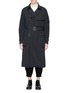 Main View - Click To Enlarge - THE VIRIDI-ANNE - Belted poplin trench coat