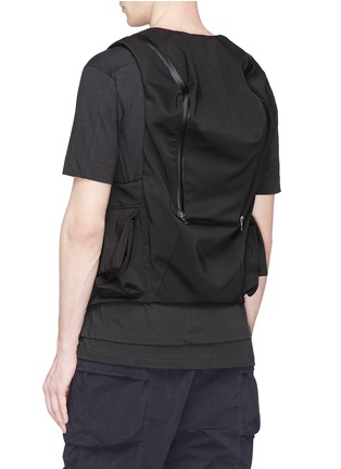 Back View - Click To Enlarge - THE VIRIDI-ANNE - Cropped backpack vest