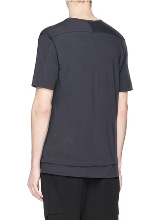 Back View - Click To Enlarge - THE VIRIDI-ANNE - Layered hem T-shirt