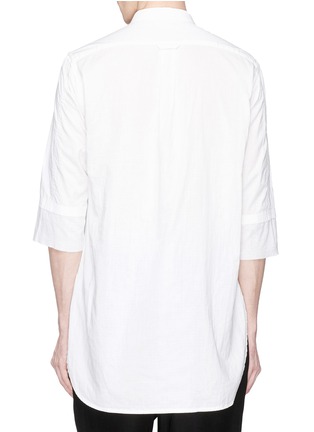 Back View - Click To Enlarge - THE VIRIDI-ANNE - Layered cuff shirt