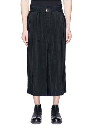 Main View - Click To Enlarge - THE VIRIDI-ANNE - Pleated cupro wide leg pants