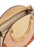 Detail View - Click To Enlarge - CHLOÉ - 'Pixie' small bracelet handle colourblock suede crossbody bag