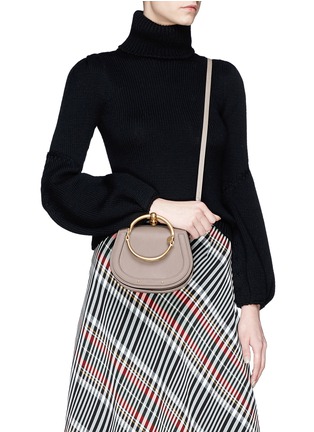 Figure View - Click To Enlarge - CHLOÉ - 'Nile' small bracelet handle crossbody bag