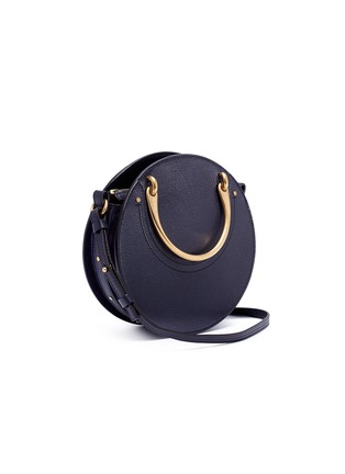 Detail View - Click To Enlarge - CHLOÉ - 'Pixie' small bracelet handle round crossbody bag