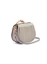 Figure View - Click To Enlarge - CHLOÉ - 'Nile' small bracelet handle python leather crossbody bag