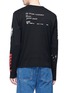 Back View - Click To Enlarge - MC Q - Graphic print long sleeve T-shirt