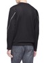 Back View - Click To Enlarge - MC Q - Zip sleeve sweatshirt