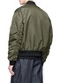 Back View - Click To Enlarge - MC Q - 'MA1' ruched sleeve bomber jacket