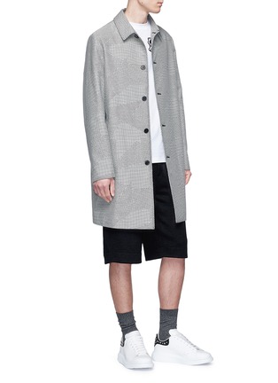 Figure View - Click To Enlarge - MC Q - Houndstooth patchwork coat
