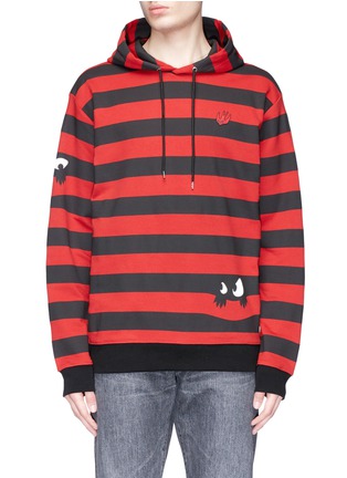 Main View - Click To Enlarge - MC Q - Monster stripe hoodie
