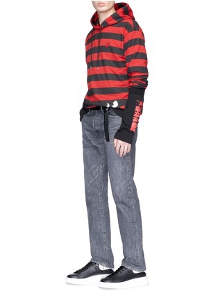 Figure View - Click To Enlarge - MC Q - Monster stripe hoodie