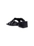 Detail View - Click To Enlarge - JIL SANDER - Block heel buckled strap leather sandals