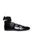 Main View - Click To Enlarge - JIL SANDER - Ankle tie buckled patent leather ballet flats