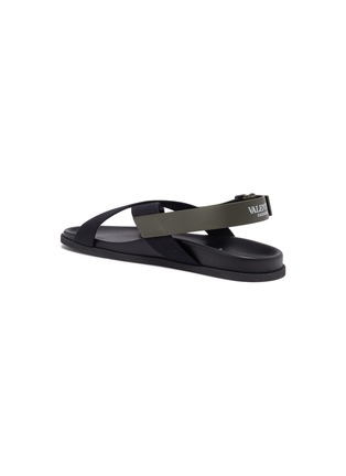 Detail View - Click To Enlarge - VALENTINO GARAVANI - Cross strap slingback sandals
