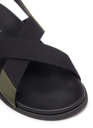 Detail View - Click To Enlarge - VALENTINO GARAVANI - Cross strap slingback sandals