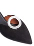 Detail View - Click To Enlarge - PROENZA SCHOULER - Ring embellished suede slides