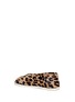 Detail View - Click To Enlarge - PROENZA SCHOULER - Leopard print choked-up ponyhair flats