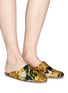 Figure View - Click To Enlarge - DRIES VAN NOTEN - Floral embroidered slides