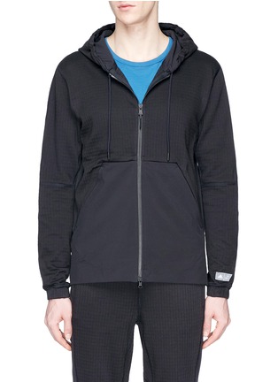 Main View - Click To Enlarge - ADIDAS - x Reigning Champ patchwork zip hoodie