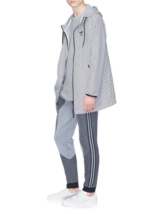Figure View - Click To Enlarge - ADIDAS - 'PLGN' 3-Stripes outseam knit jogging pants