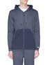 Main View - Click To Enlarge - ADIDAS - x Reigning Champ contrast panel knit zip hoodie