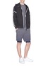 Figure View - Click To Enlarge - ADIDAS - x Reigning Champ layered performance shorts