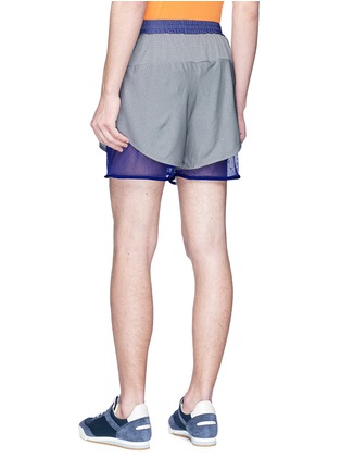 Back View - Click To Enlarge - 72896 - Tape stripe Climachill® running shorts