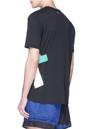 Back View - Click To Enlarge - 72896 - Tape stripe Climachill® performance T-shirt