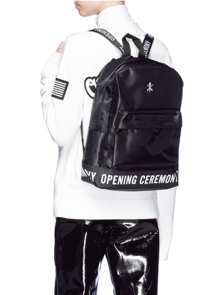 Figure View - Click To Enlarge - OPENING CEREMONY - Logo twill backpack