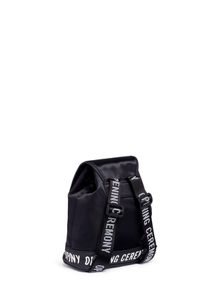 Detail View - Click To Enlarge - OPENING CEREMONY - Logo mini twill backpack