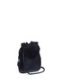 Detail View - Click To Enlarge - 71172 - 'Hetty' suede panel leather drawstring crossbody bag