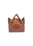 Main View - Click To Enlarge - 71172 - 'Ornella' inverted handle leather tote