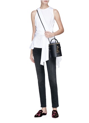Front View - Click To Enlarge - 71172 - x Olivia Palermo 'Severine' leather bucket bag